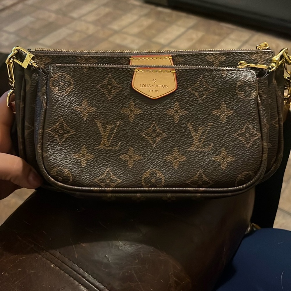 Brown Crossbody chain bag